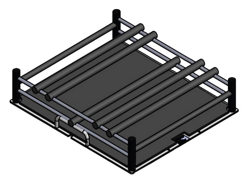 Piattaforma con barre di fissaggio per incubatori agitanti VIB EZ B5